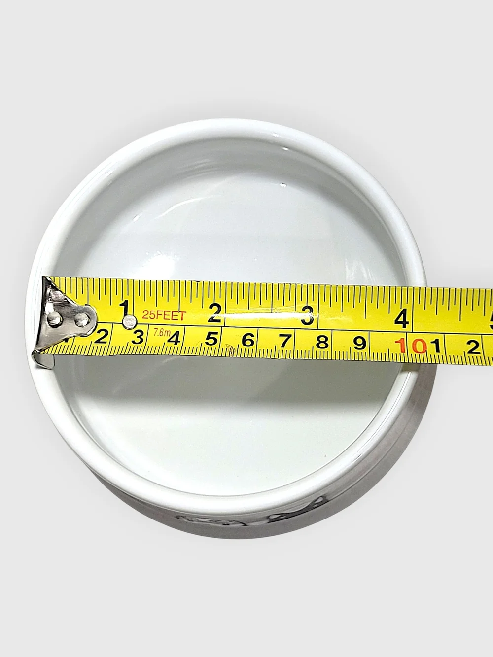 Naughty and Nice Cat Bowl with Black and White Cats Double-sided Accents